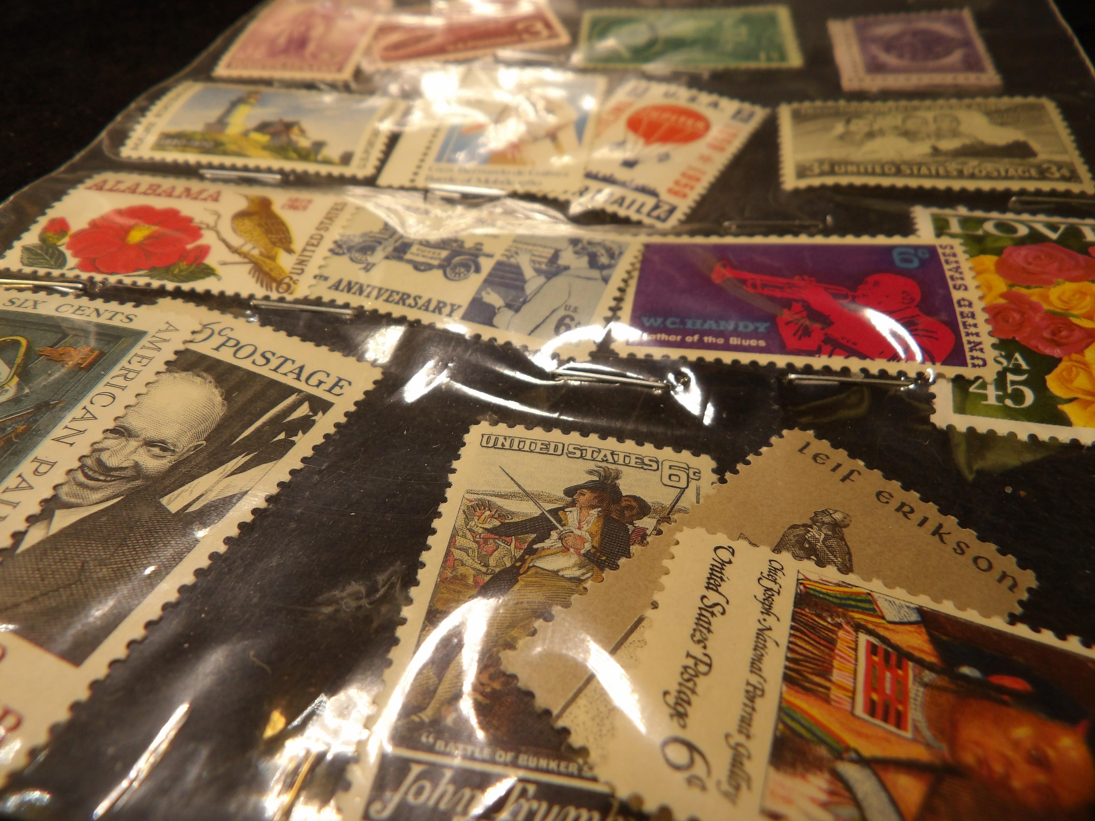 Pack of 17 Mint U.S. Stamps with a face value orf $1.34.