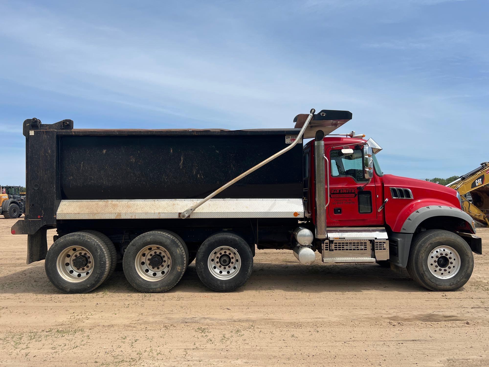 2019 MACK GR64F GRANITE TRI-AXLE DUMP TRUCK