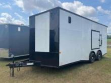 2022 ROCK SOLID 8.5' X 20' V-NOSE CARGO TRAILER