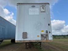 1993 STRICK 102" X 53' T/A VAN TRAILER