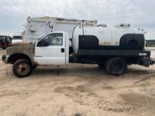 (INOP) 2000 FORD FLATBED PORTA POTTY PUMP TRUCK