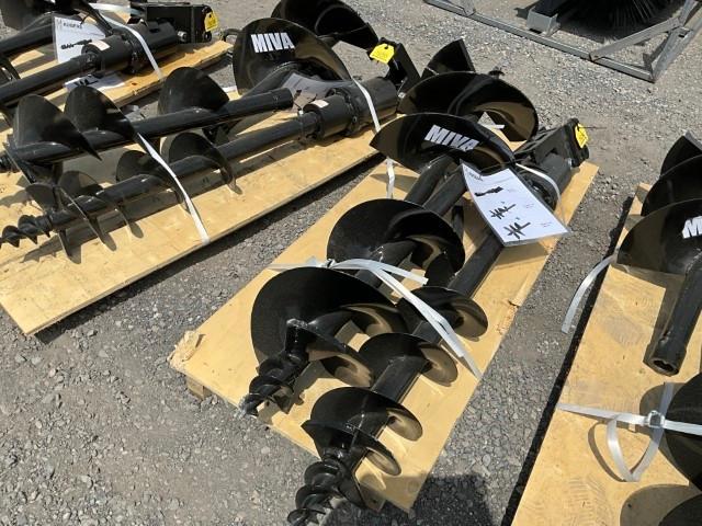 New Miva Mini-Excavator Auger 3 Bits