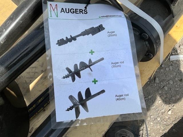 New Miva Mini-Excavator Auger 3 Bits