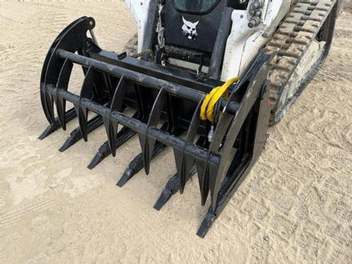 Wildcat 68" Heavy Duty Skid Steer Stacking Rake Grapple