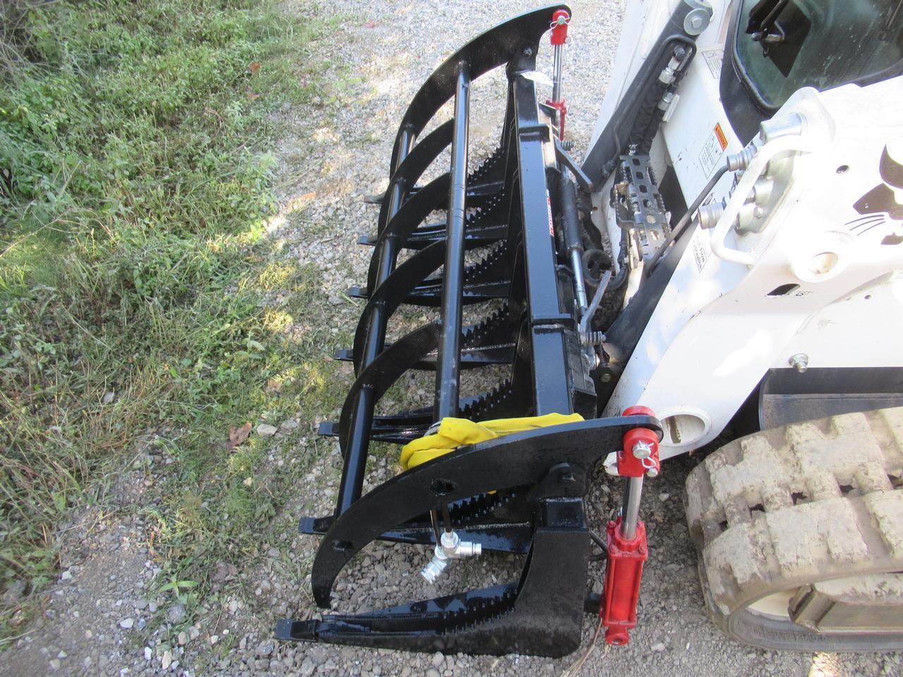 Wildcat 72" Skid Steer Root Rake Grapple