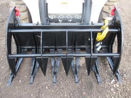 Wildcat 60" Skid Steer Root Rake Grapple