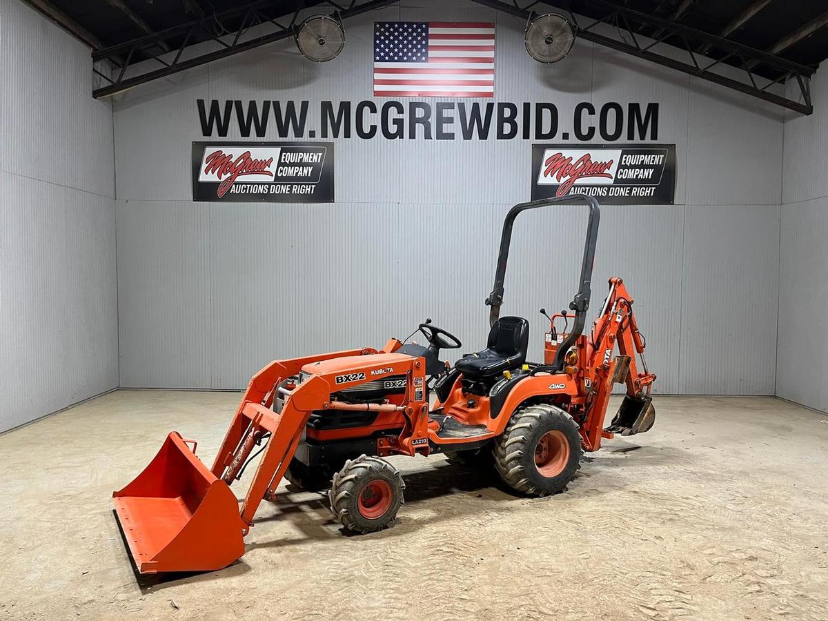 Kubota BX22 Tractor Loader Backhoe