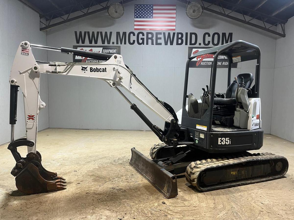 2014 Bobcat E35i Mini Excavator