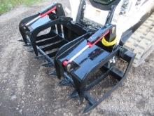 Wildcat 74" Heavy Duty Skid Steer Rock Grapple