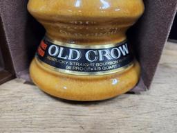 Old Crow Chess Light Bishop/Knight/Castle Decanter