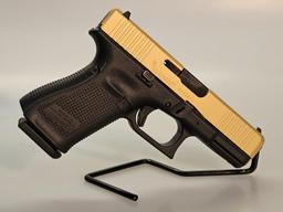 NEW Glock G19 Gen5 9mm Semi-Auto Gold Slide Pistol