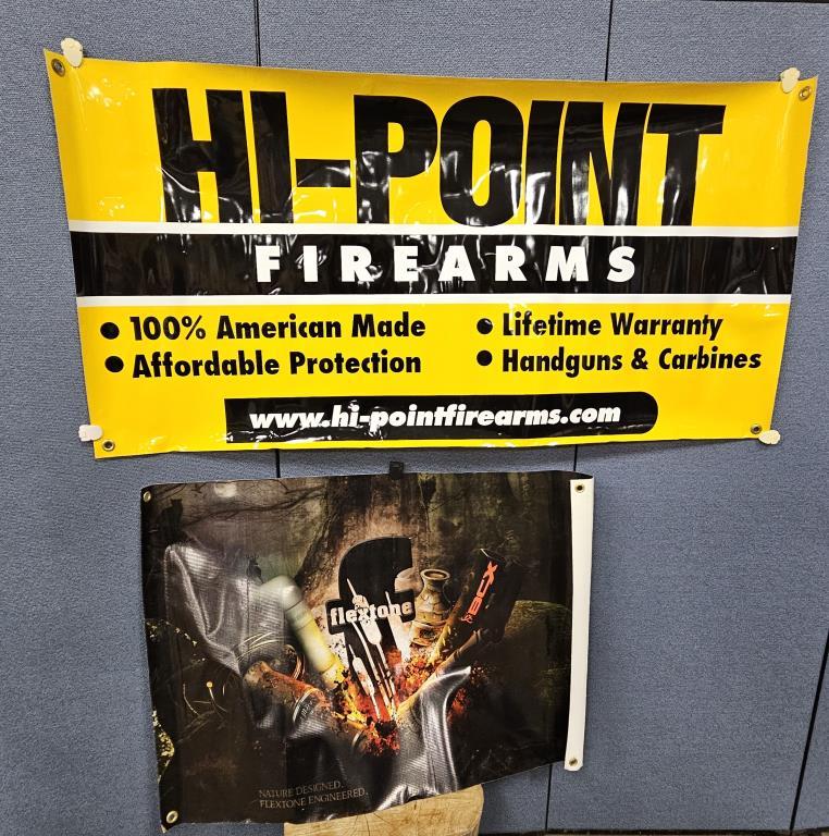 Hi-Point & Flextone Gun Dealer Vinyl Wall Banners