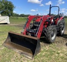 Case IH JX95 Utility Trailer w/ Loader