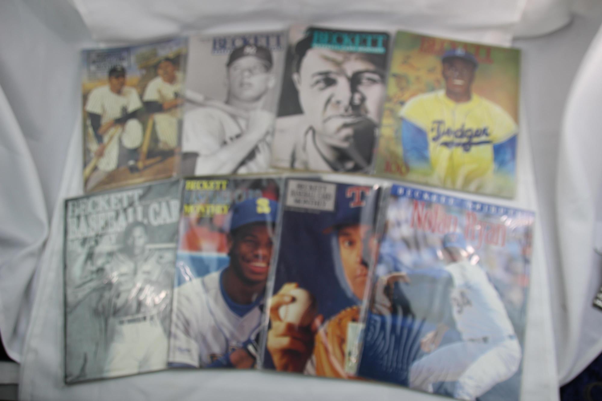 COLLECTION OF 8 BECKETT BASEBALL MONTHLY