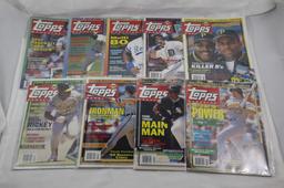 9 ISSUES OF TOPPS BASEBALL