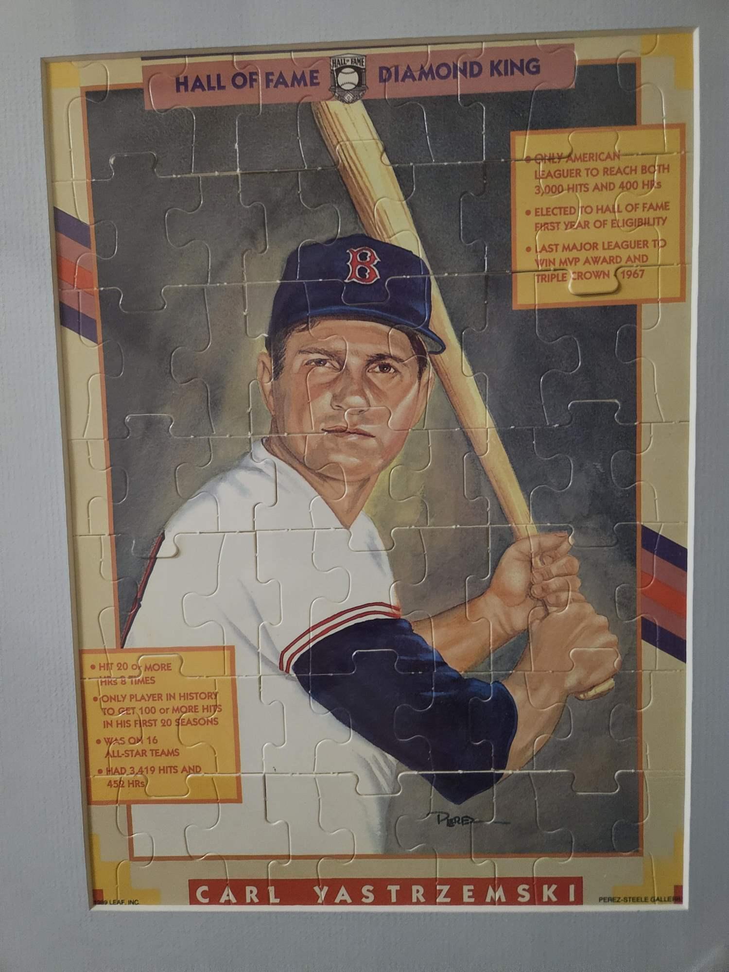 DONRUSS CARL YASTRZEMSKI FRAMED PUZZLE