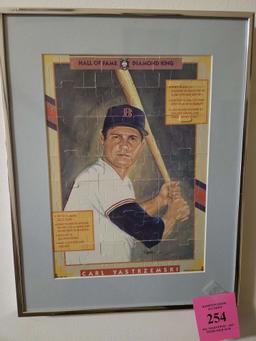 DONRUSS CARL YASTRZEMSKI FRAMED PUZZLE