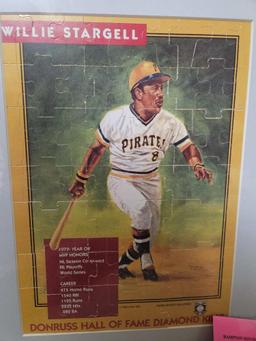 DONRUSS WILLIE STARGELL PUZZLE FRAMED