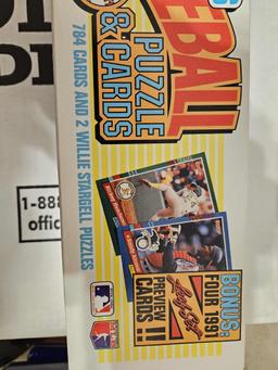 ANOTHER 1991 DONRUSS BOX OF BASEBALL WITH PUZZLE S