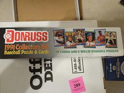 1991 DONRUSS BASEBALL WITH PUZZLE CARDS