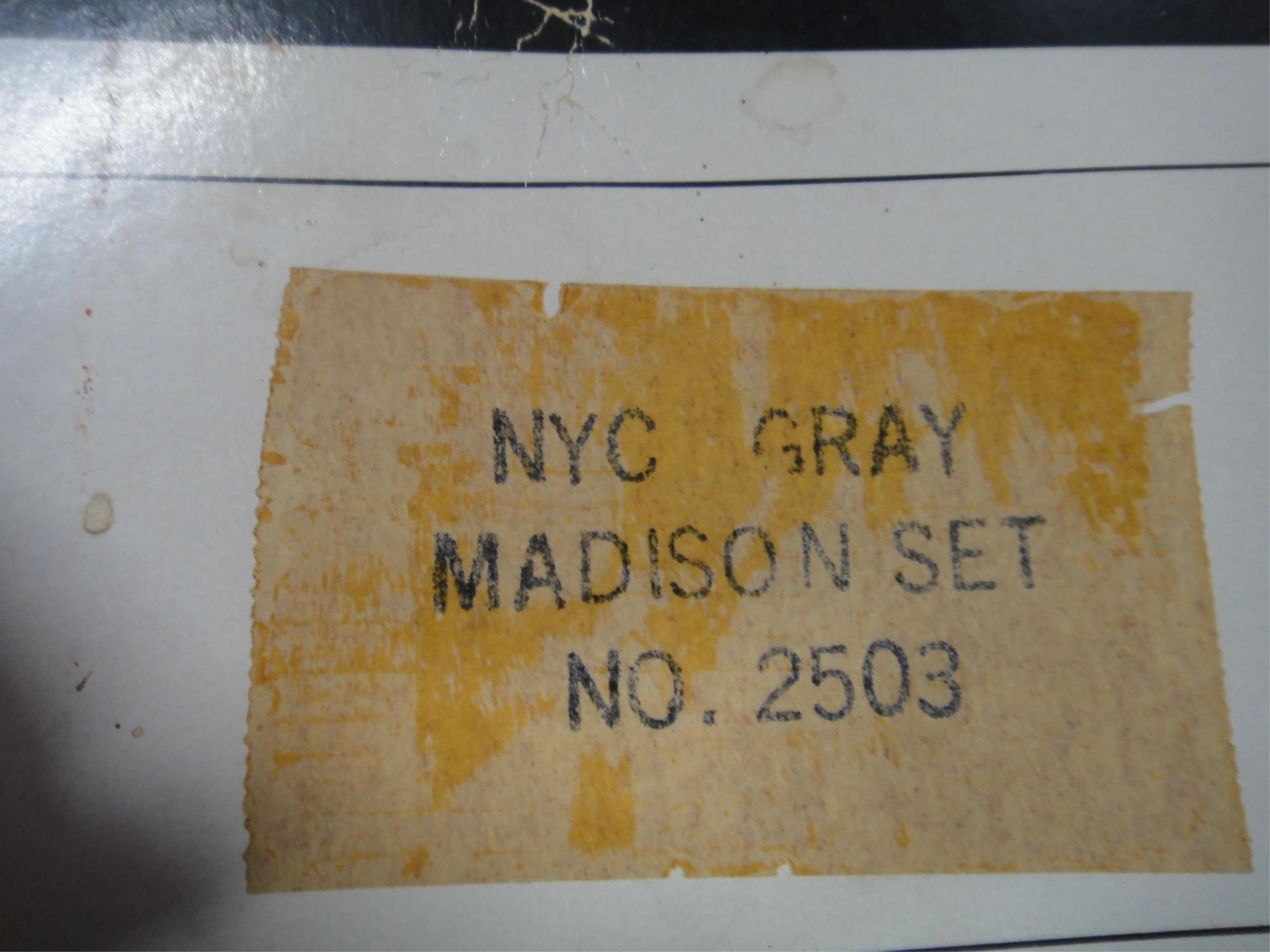 5 WILLIAMS MADISON  PASSENGER CARS NEW YORK CENTRA