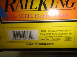 RAILKING CHICAGO WHITE SOX 4 CAR SUBWAY SET