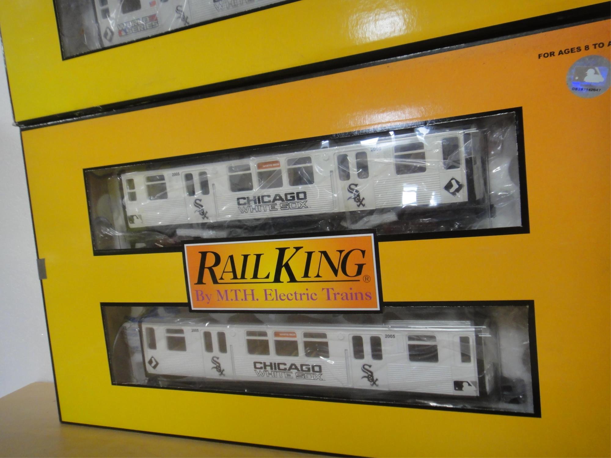 RAILKING CHICAGO WHITE SOX 4 CAR SUBWAY SET