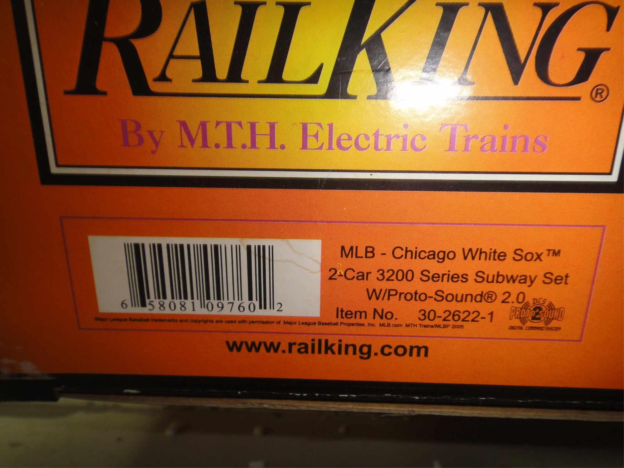 RAILKING CHICAGO WHITE SOX 4 CAR SUBWAY SET