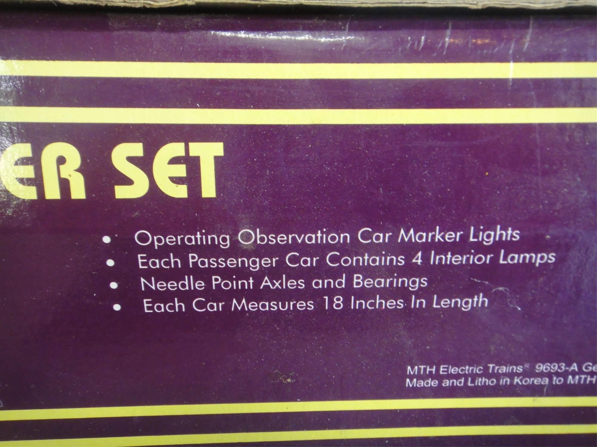 MTH SCALE MADISON SET 5 CAR PLUS 2 CAR ADDON