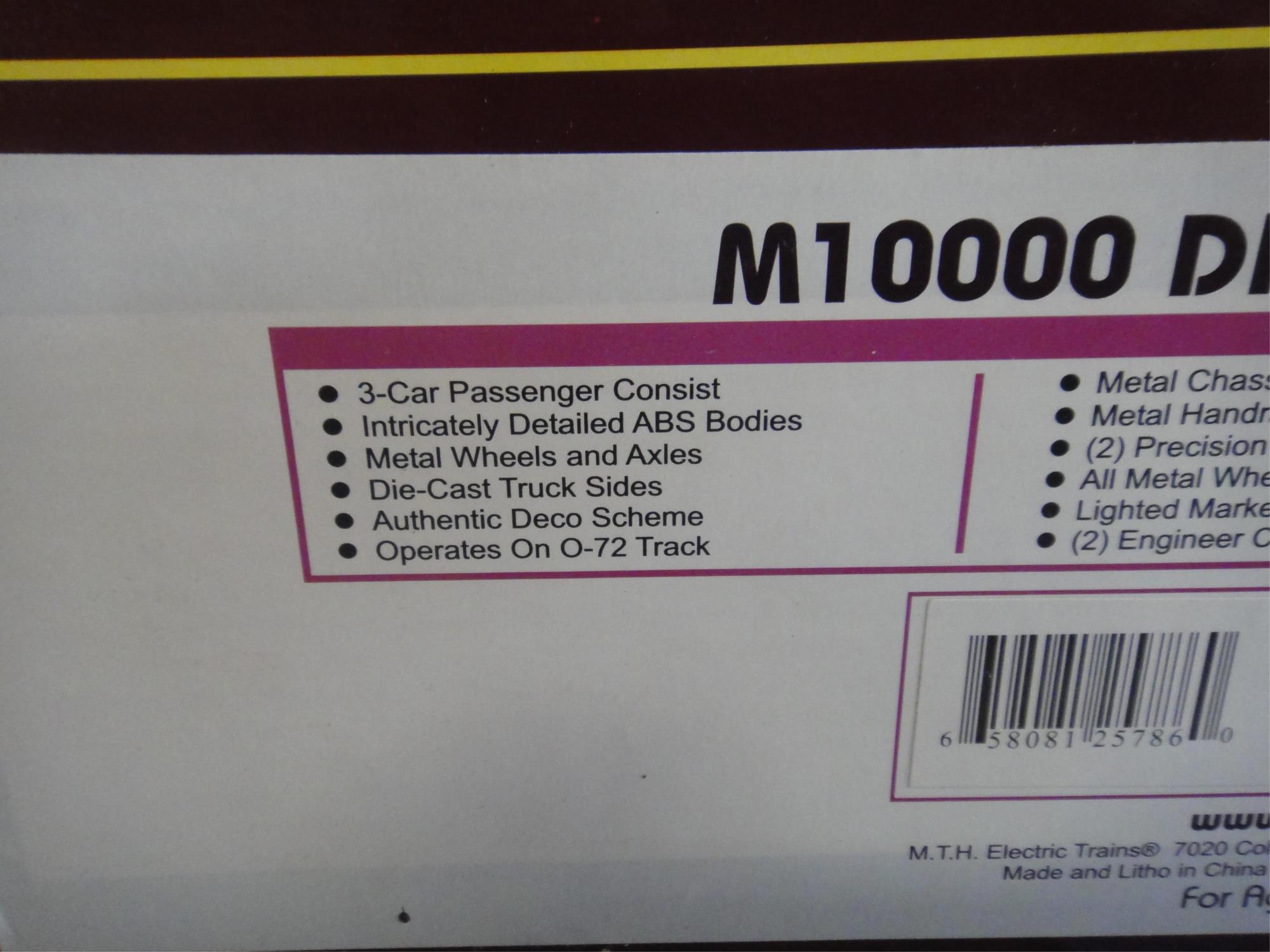 MTH M10000 DIESEL PASSENGER SET PS2