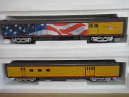 2  UNION PACIFIC PASSENGER CARS