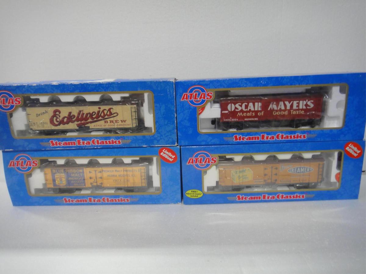 4 ATLAS O GAUGE  STEAM ERA CLASSIC 40'  WOODSIDE B