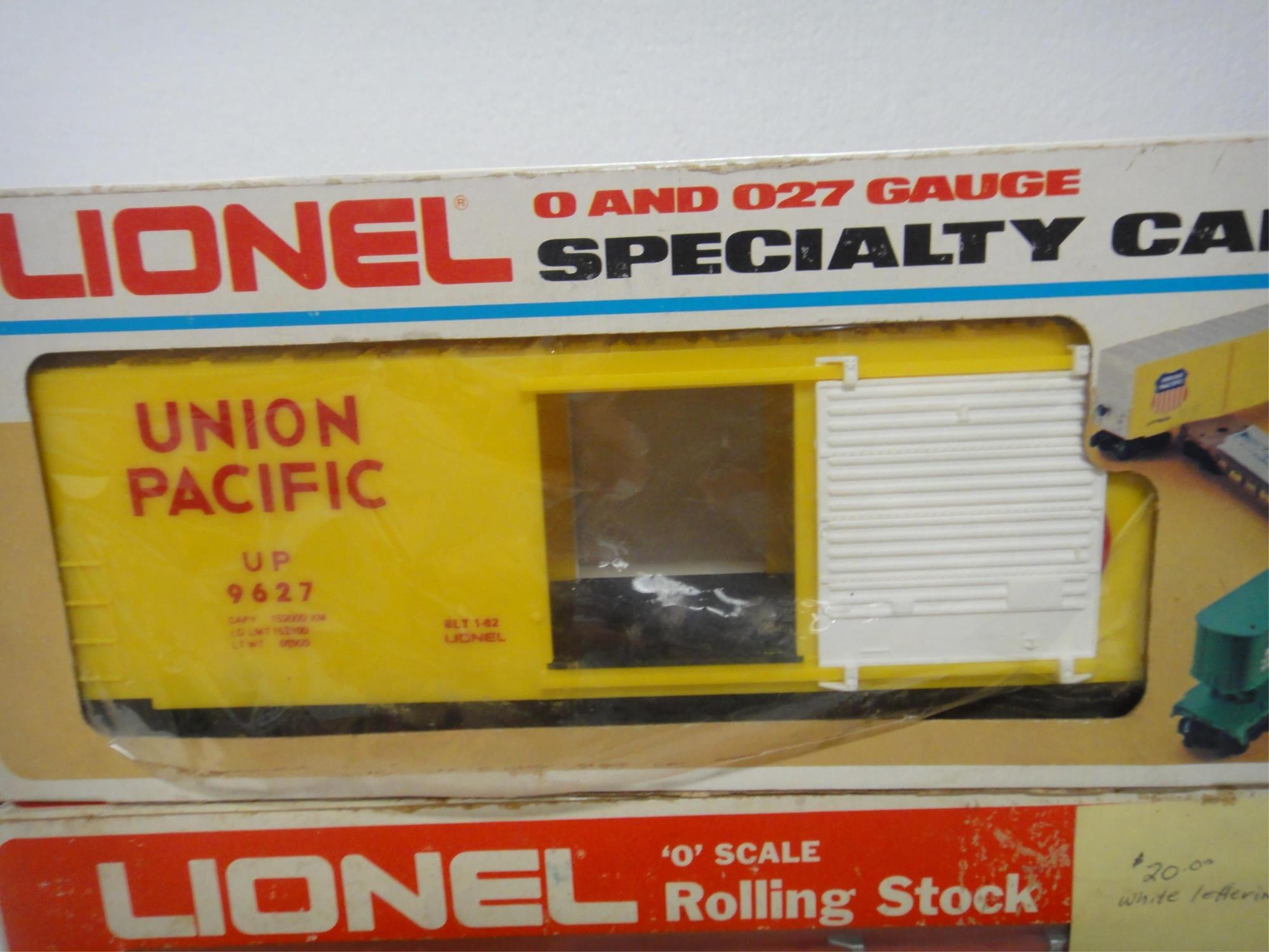 4 LIONEL  HIGH CUBE BOX CARS ROLLING STOCK