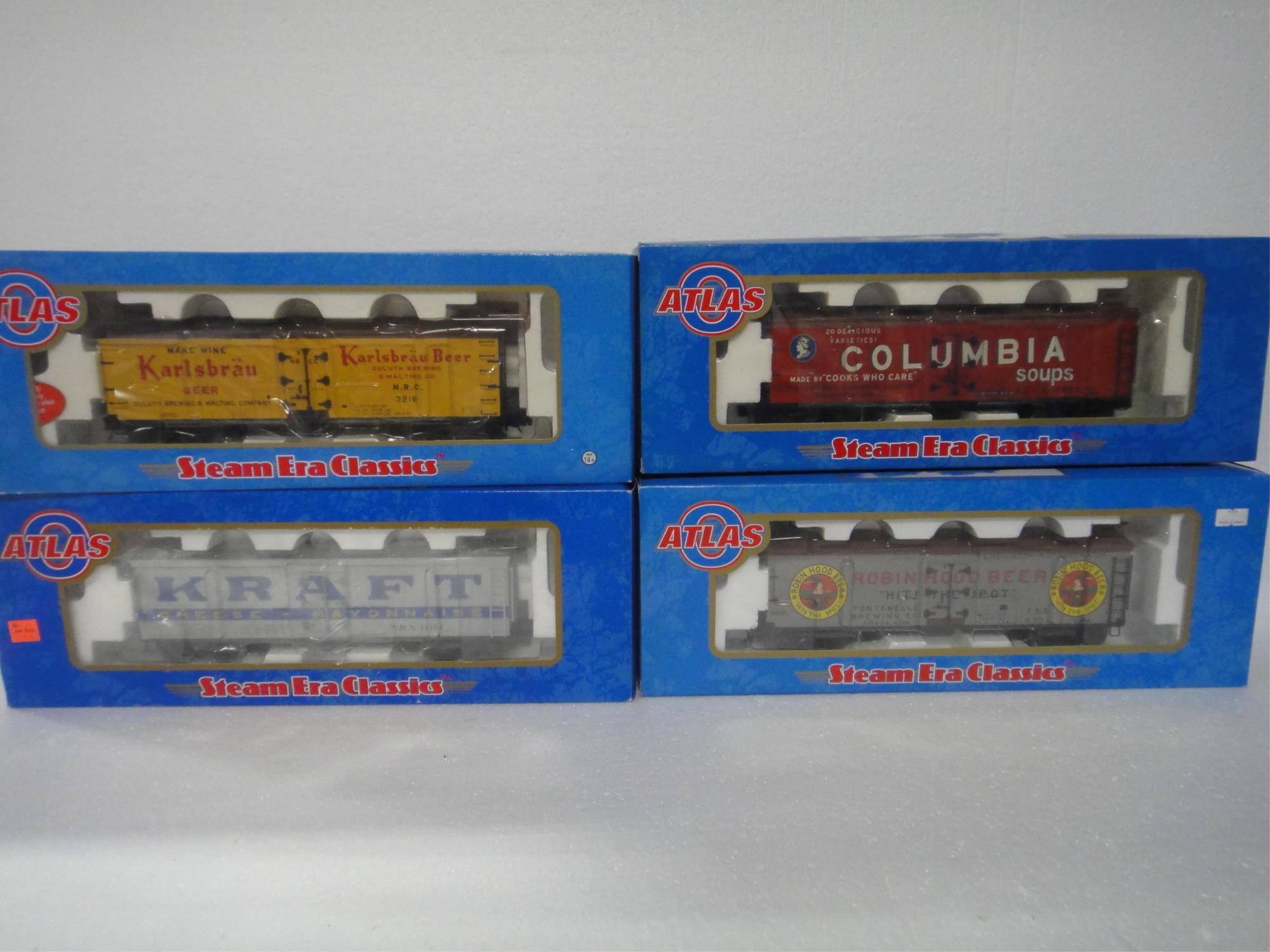 4 ATLAS O GAUGE  STEAM ERA CLASSIC 40'  WOODSIDE B