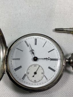 VINTAGE G TUVET SWISS KEY WIND POCKET WATCH