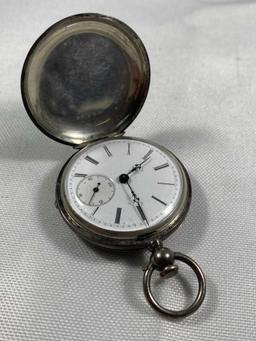 VINTAGE G TUVET SWISS KEY WIND POCKET WATCH