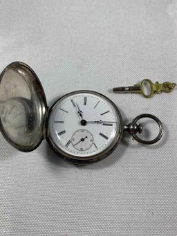 VINTAGE G TUVET SWISS KEY WIND POCKET WATCH