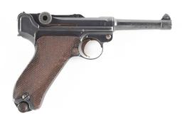 (C) 1911 DATED ERFURT LUGER SEMI-AUTOMATIC PISTOL.