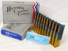 2 BOXES of HANSEN 30.06 SPRINGFIELD CARTRIDGES