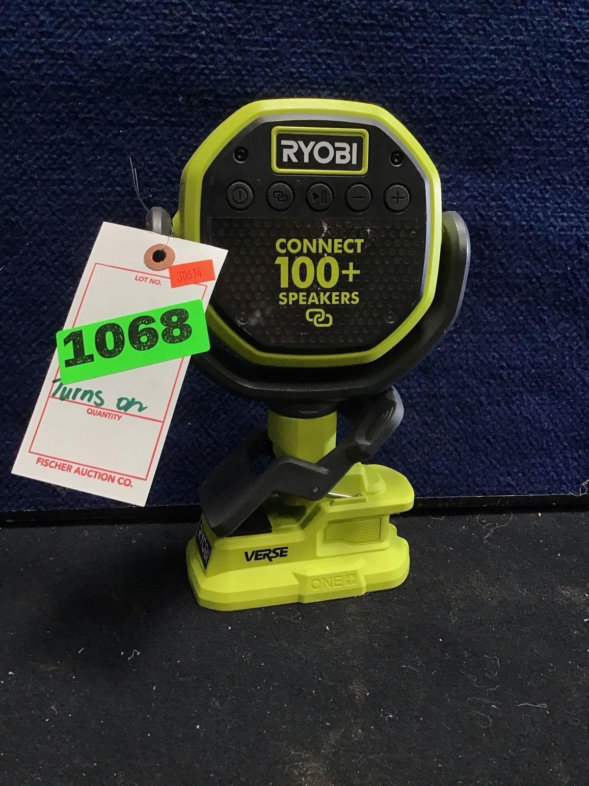 RYOBI 18v Cordless VERSE Clamp Speaker