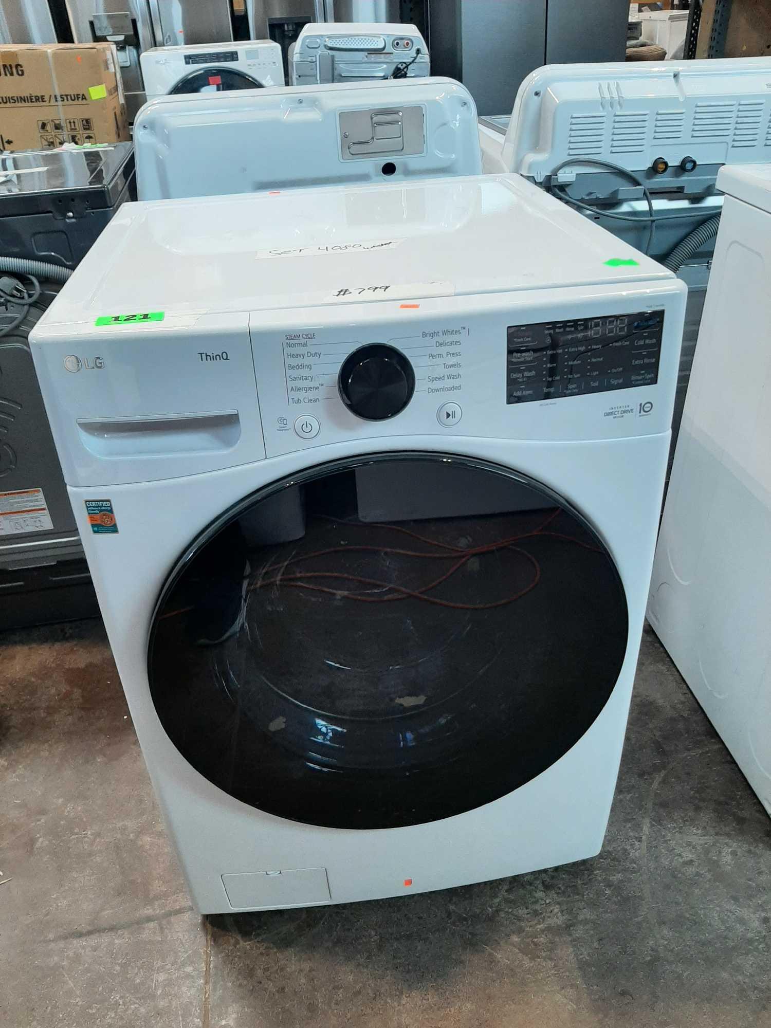 Ultra Large Capacity Smart Washer and Electric Dryer Set*PREVIOUSLY INSTALLED*