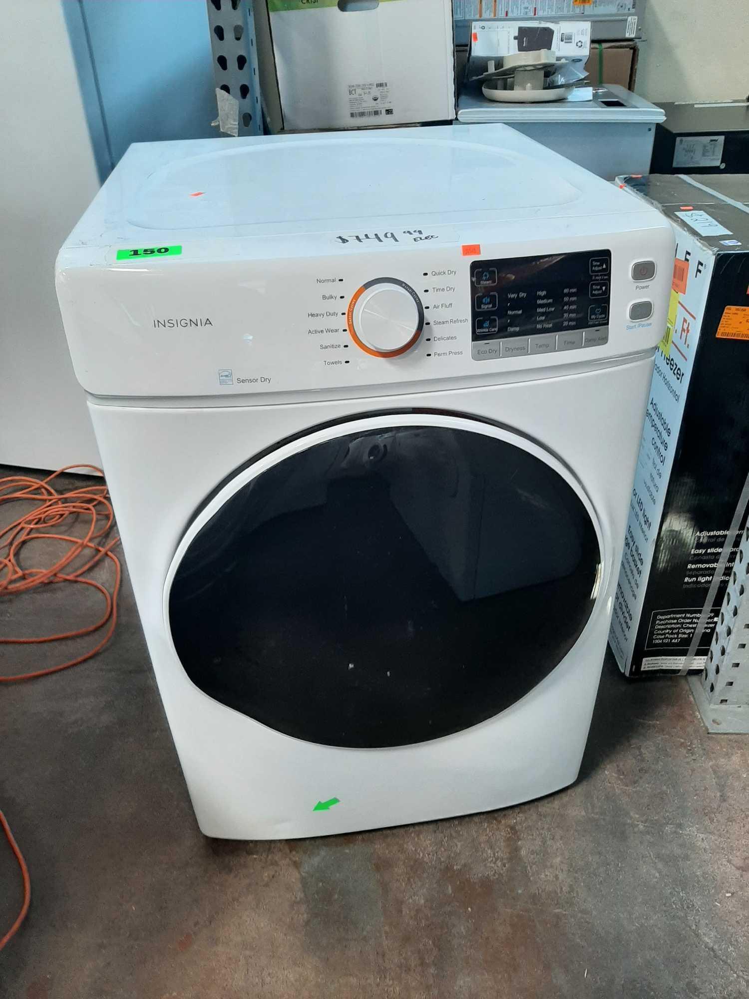 Insignia 8.0 Cu. Ft. Electric Dryer*PREVIOUSLY INSTALLED*