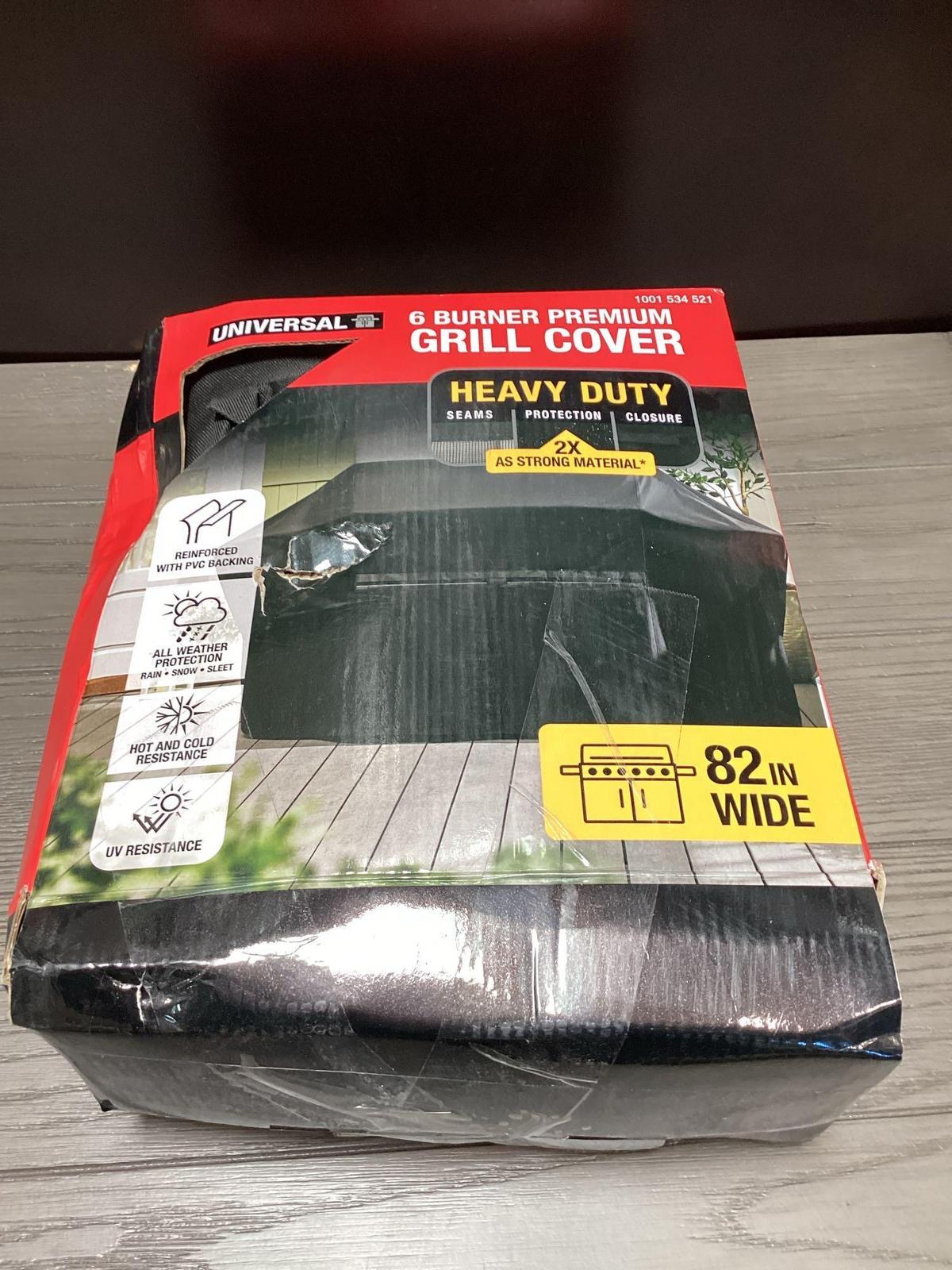 Universal 6 Burner Premium Grill Cover