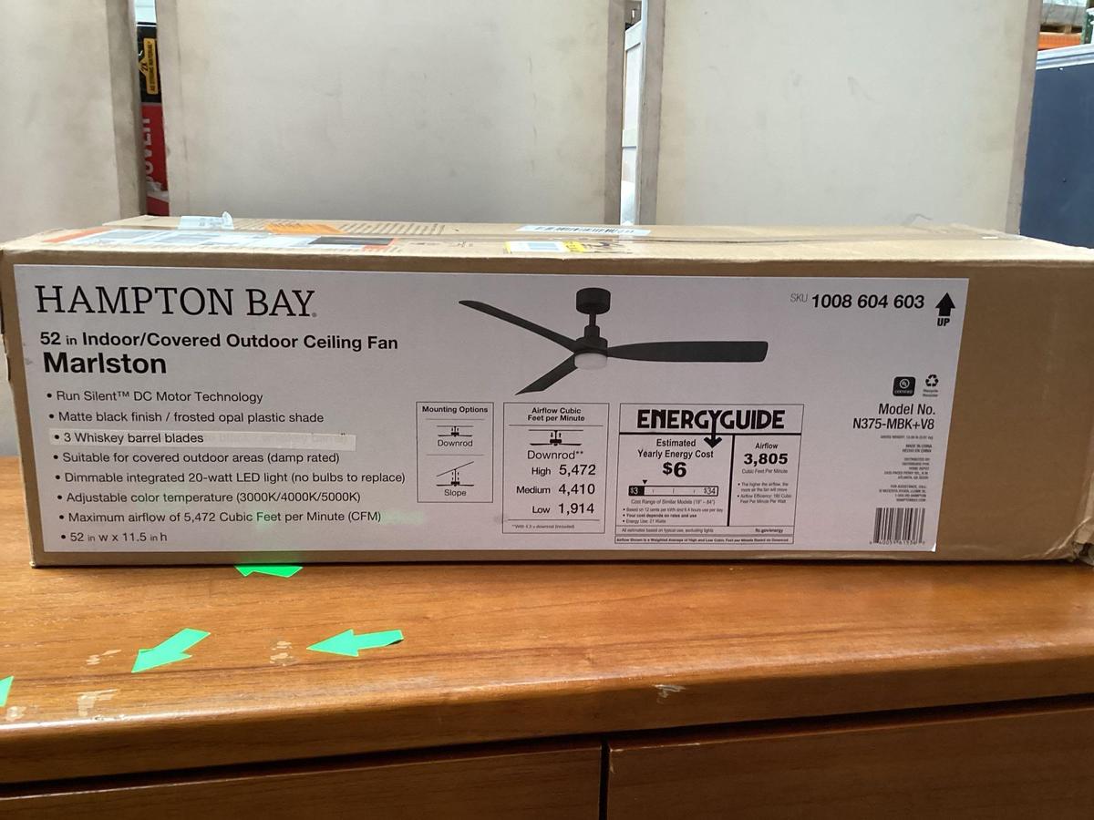 Hampton Bay 52in Indoor and Outdoor Ceiling Fan