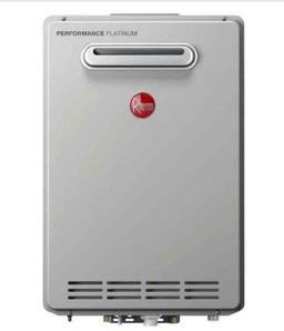 Rheem Performance Platinum 9.5 GPM Natural Gas High Efficiency Outdoor Tankless Water Heater*IN BOX*