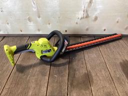 Ryobi 18V 22in Cordless Hedge Trimmer*TURNS ON*TOOL ONLY*