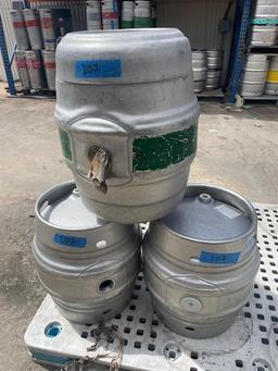 3x Quantity Firkin Kegs