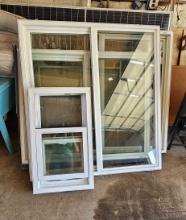 Assortment of Various Sized Windows