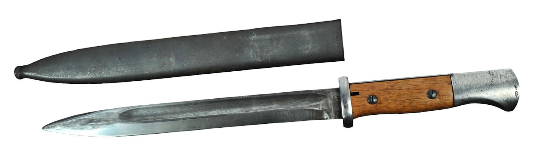 *German Military WWII 98k Mauser Rifle Bayonet (VDM)