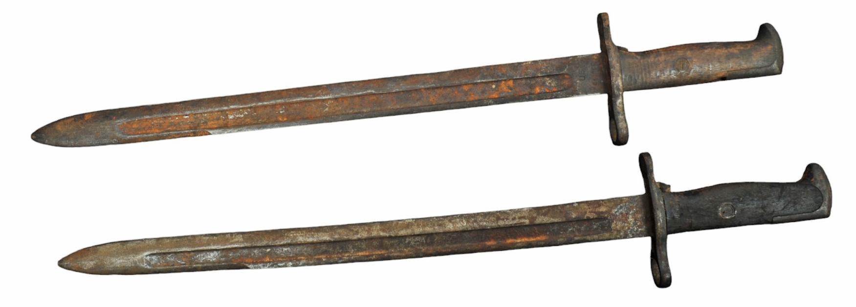 Two US Military WWI era M1905 Rifle Bayonets for the M1903 (JMT)